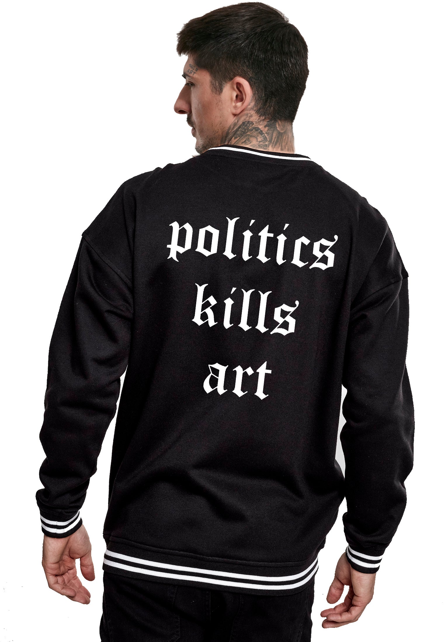 politics kills art Crewneck